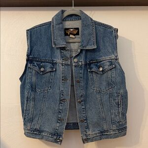 Harley-Davidson Blue Denim Vest